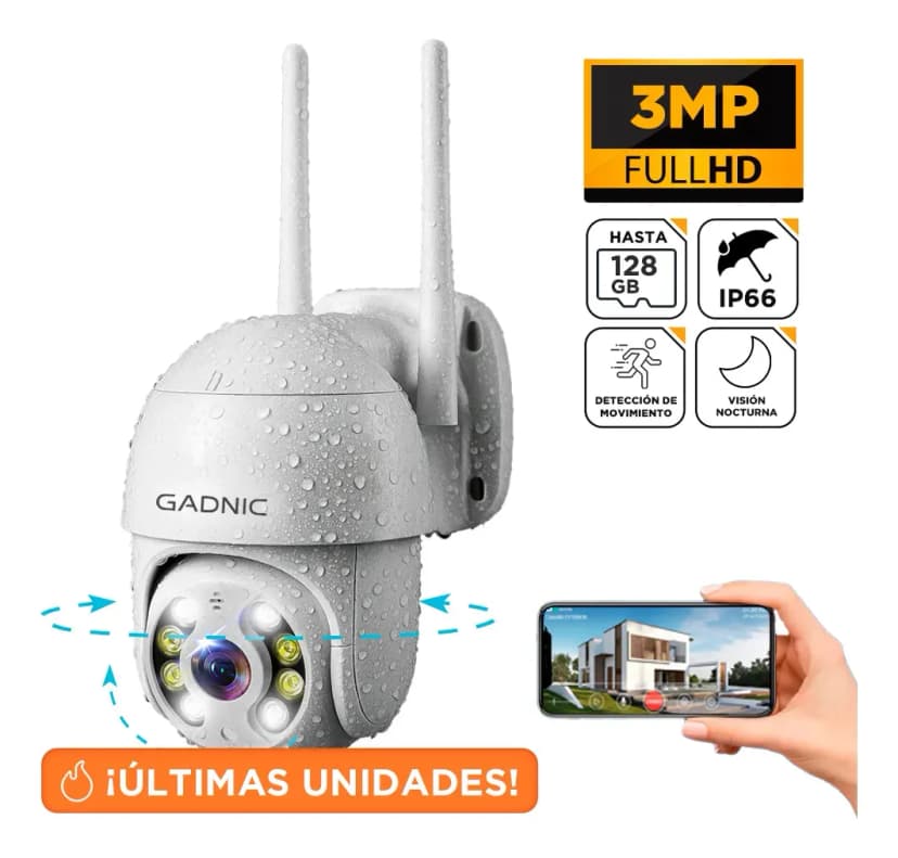 Cámara Gadnic SX39 FHD Motorizada 1080P Audio Bidireccional