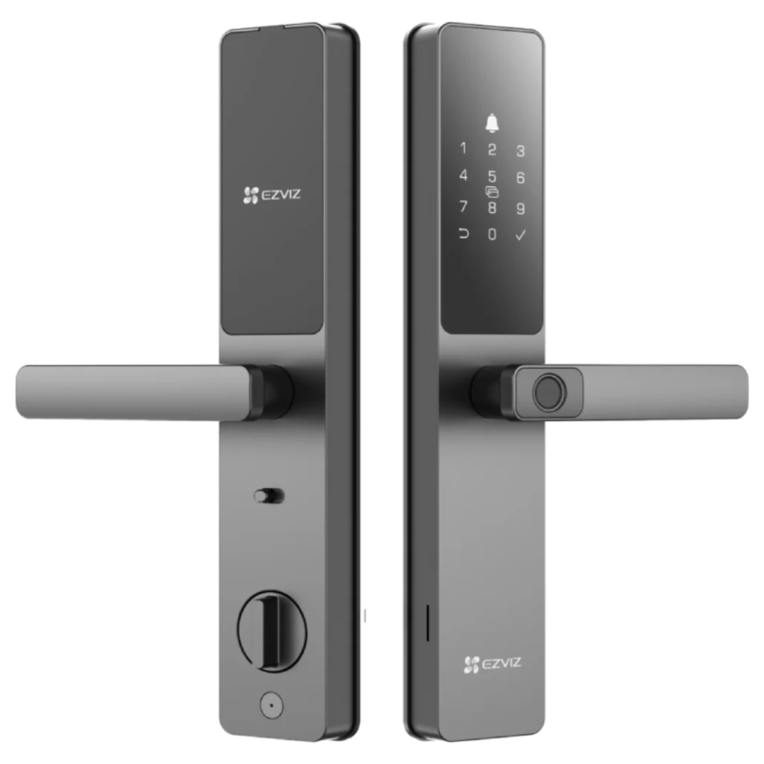Cerradura inteligente EZVIZ DL05 con WiFi 2.4GHz + Bluetooth para control de accesos - Cerradura inteligente Wi-Fi con 7 métodos de acceso